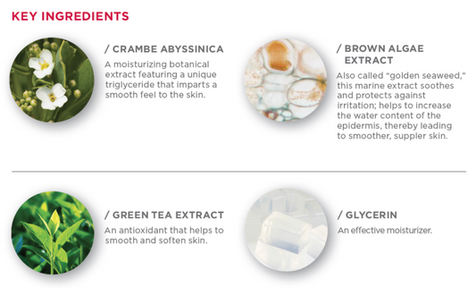 Ingredients list for TuroSkin 3-in-1 Shower Cleanser – vegan and sulfate-free