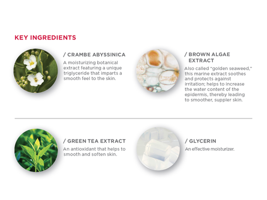 Ingredients list for TuroSkin™ 3-in-1 Shower Cleanser – sulfate-free, multi-functional formula for face, hair, and body care